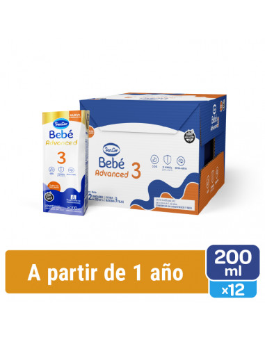 Sancor Bebe 3 Advanced 200 Ml x 12...