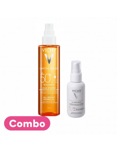 Vichy Combo Solar Cell Protect Oil +...