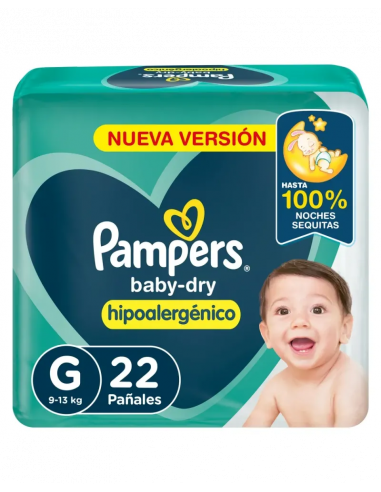 Pampers Babydry Hipoalergenico G x 22... Pampers Babydry Hipoalergenico G x 22...