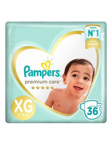 Pampers Premium Care XG x 36 Pañales Pampers Premium Care XG x 36 Pañales