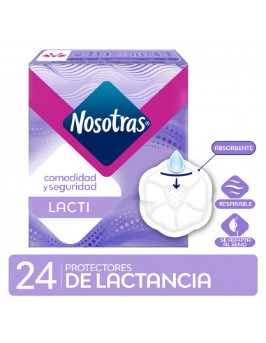 Nosotras Protector de Lactancia x 24... Nosotras Protector de Lactancia x 24...